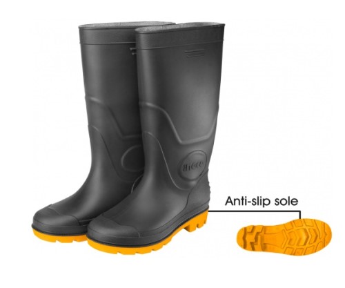 INGCO Durable Rain Boots SSH092LYB - Oil & Slip Resistant