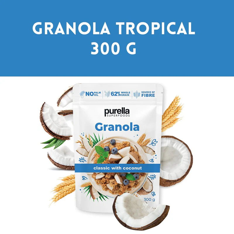 Purella superfoods granola classic with coconut