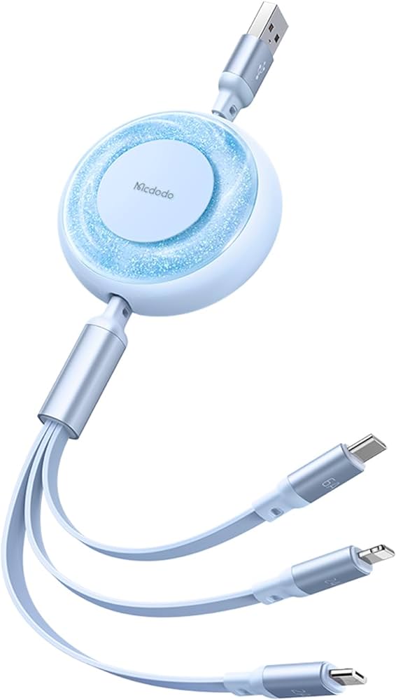 3in1 USB to USB-C / Lightning / Micro USB cable, Mcdodo CA-3570, 1.2m