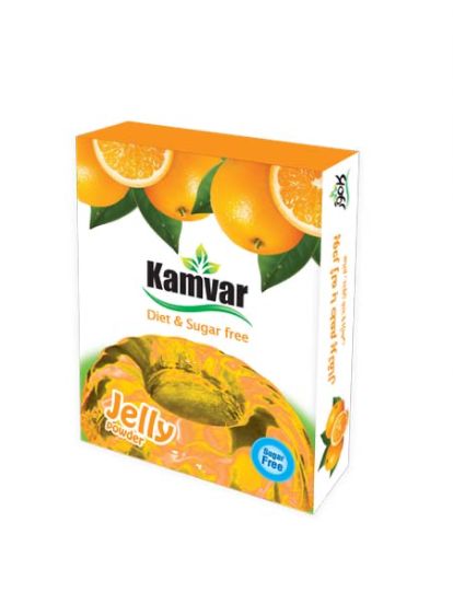 Orange jelly powder
