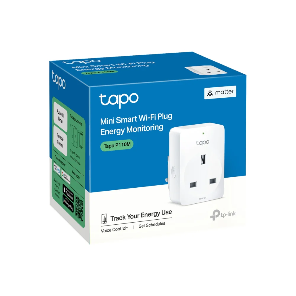 Mini Smart Wi-Fi Plug, Energy Monitoring