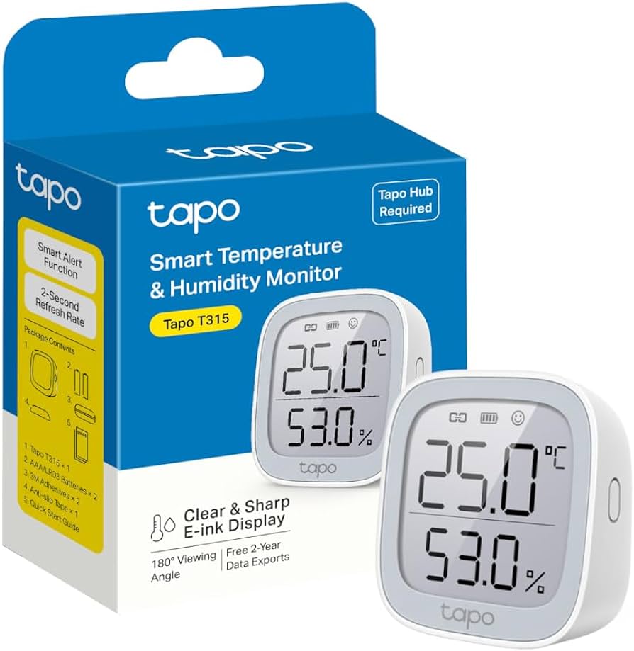 Tapo Smart Temperature and Humidity Monitor Tapo T315