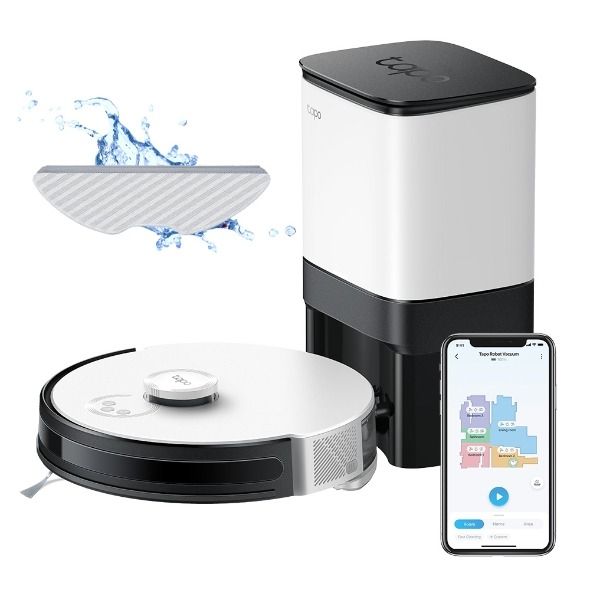 Robot Vacuum Cleaner & Auto-Empty Dock Tapo RV20 Mop Plus