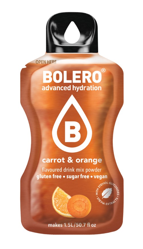 Bolero advanced hydration carrot and orange  flavour