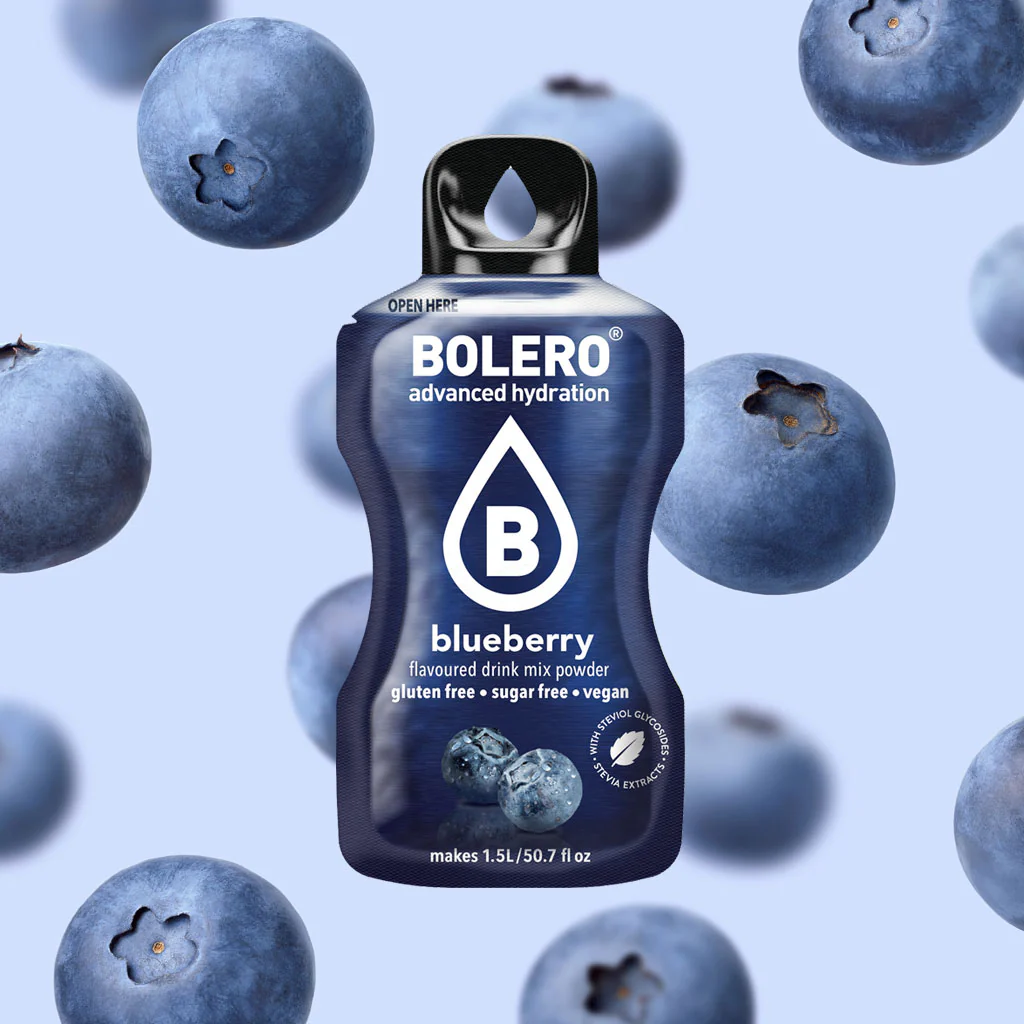 Bolero advanced hydration blueberry flavour