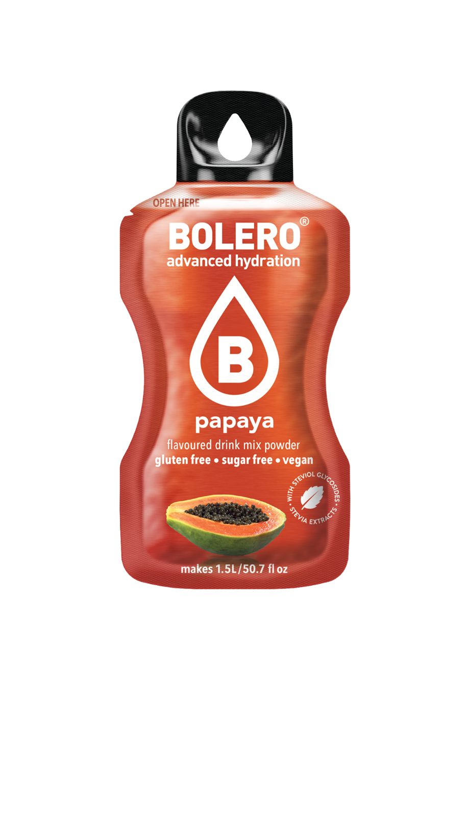 Bolero advanced hydration papaya flavour