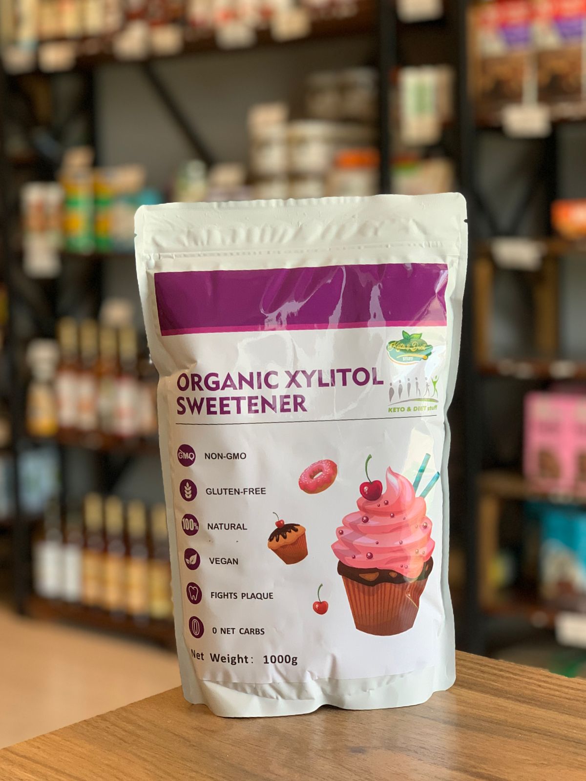Organic xylitol sweetener