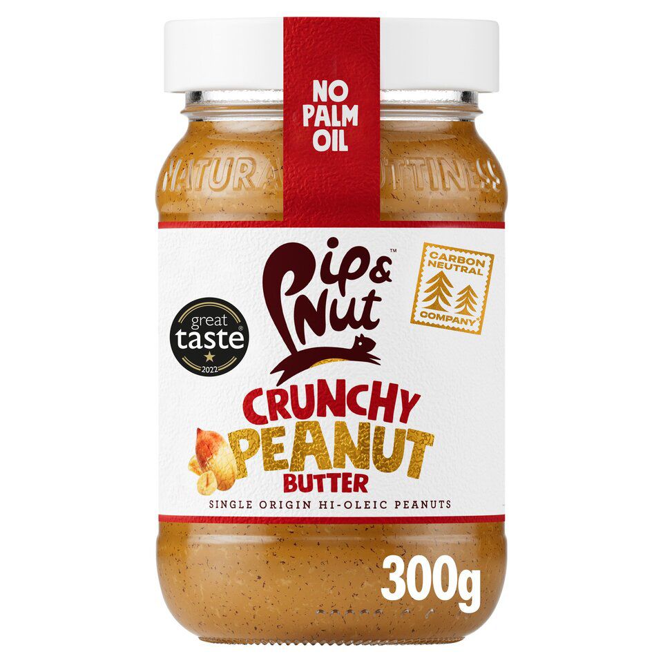 Pip and nut crunchy peanut butter 300g
