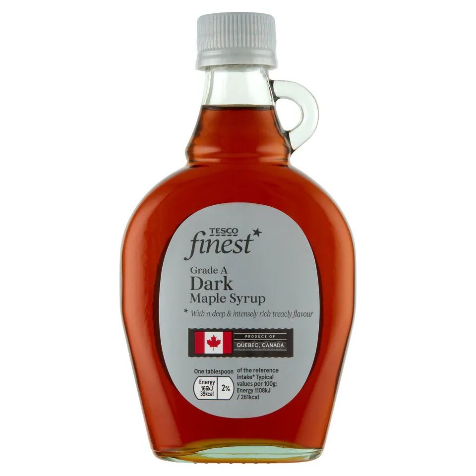 Tesco Finest Grade A Dark Maple Syrup 330G