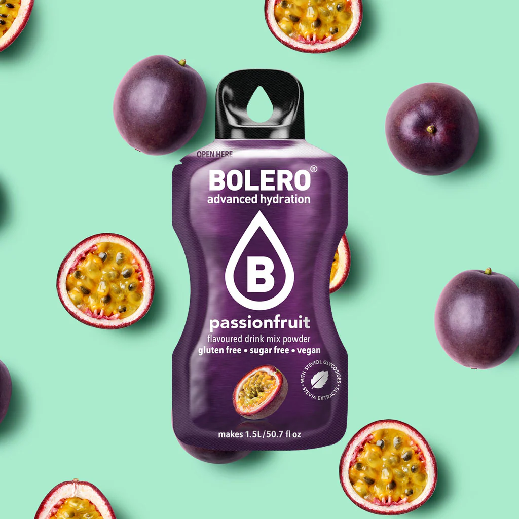 Bolero advanced hydration passion fruit flavour
