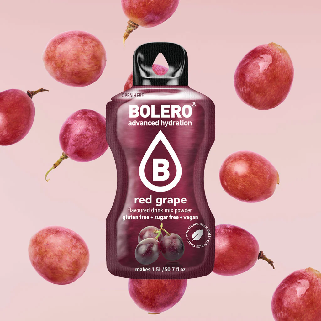Bolero advanced hydration red grape flavour