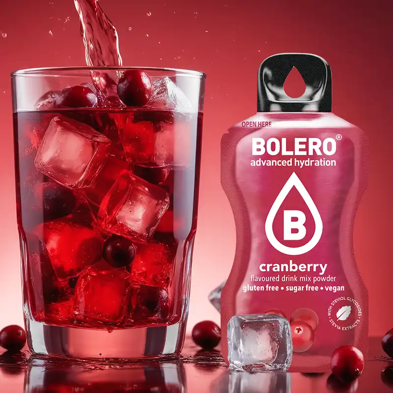 Bolero advanced hydration cranberry flavour