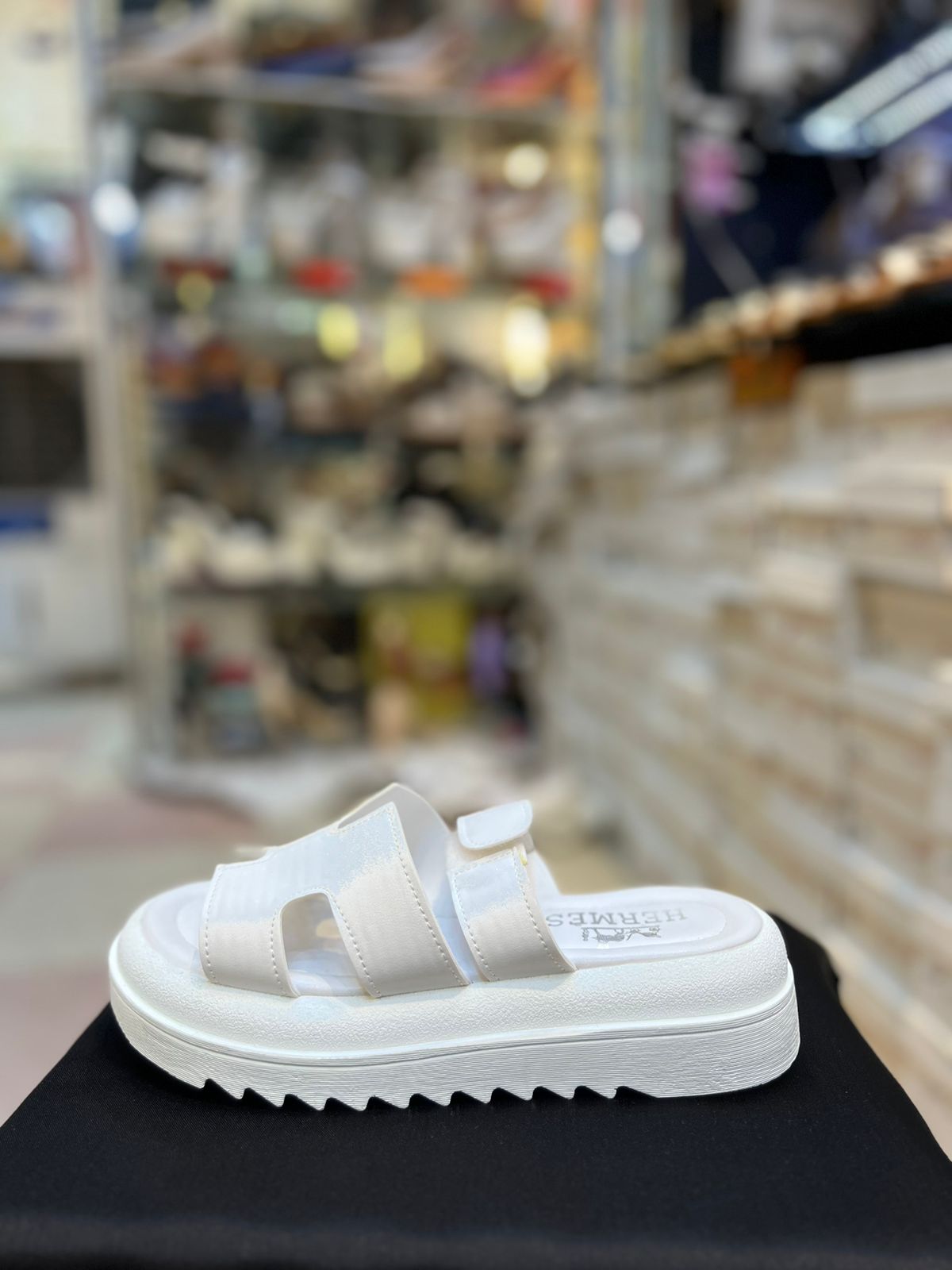 Women's Fashion Slide Sandals Summer Adjustable Strap Open Toe Leather Sandals