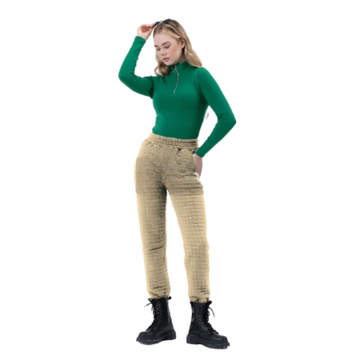 Women Square Patterned Sweatpants