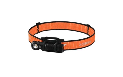 Acebeam H16 Lightweight Running/Fishing Headlamp - Black - 650 Lumens