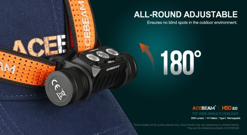 ACEBEAM H50 2.0 Rechargeable Headlamp