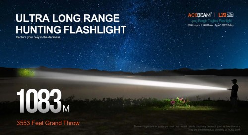 ACEBEAM L19 2.0 Long Range Flashlight