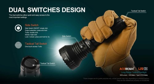 ACEBEAM L19 2.0 Long Range Flashlight