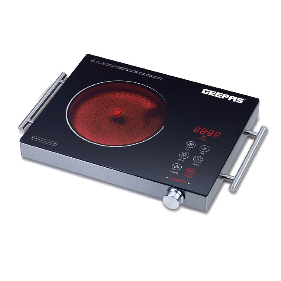 Geepas 4 Digit LED Display 2200W Digital Infrared Cooker GIC6920 image 1