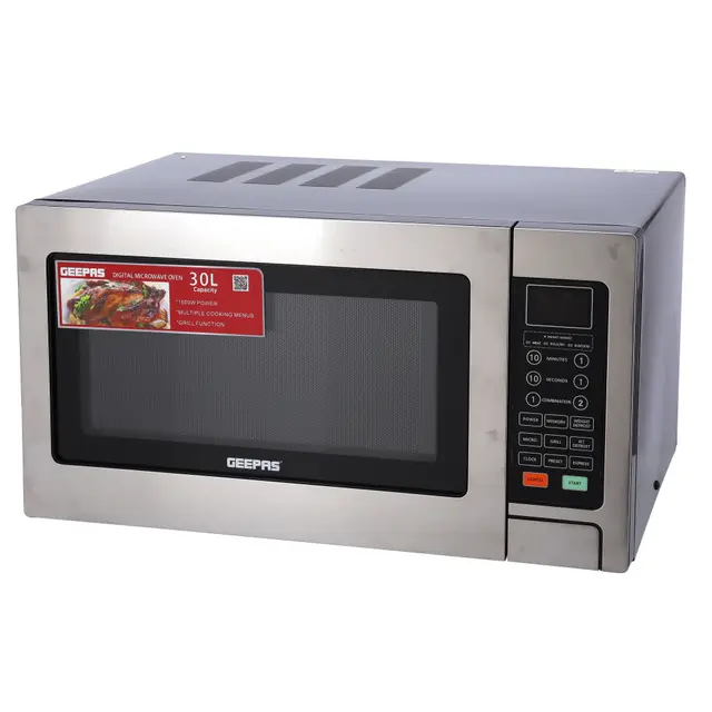 Geepas 30L 1500W Digital Microwave Oven