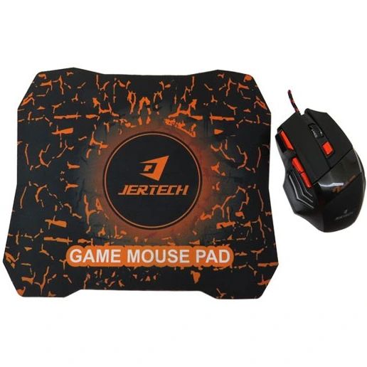 Jertech GP10 Wired Gaming Mouse with Mouse Pad