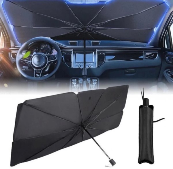 Car sunshade umbrella for indoor sun protection