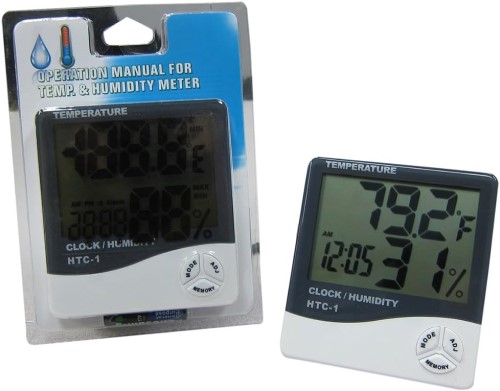 Indoor Room LCD Digital Thermometer Hygrometer Temperature Humidity Meter HTC-1