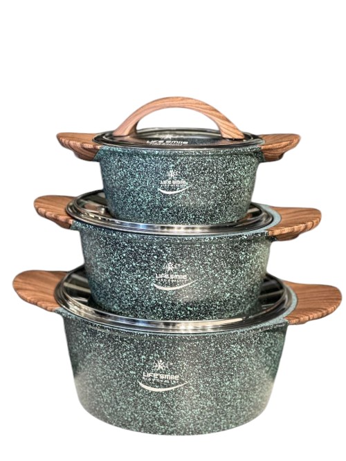 Life Smile Granite Cookware Set