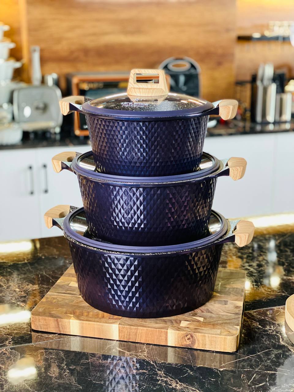 Life Smile Granite Cookware Set