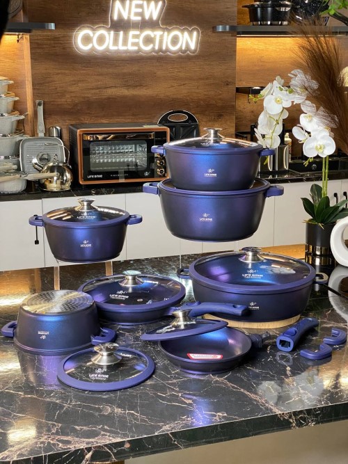 Life Smile 7 Piece Kitchen Cookware Set