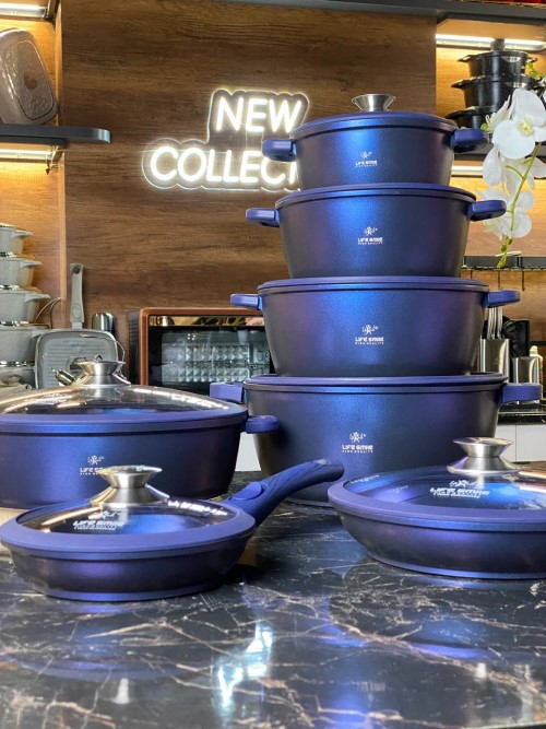 Life Smile 7 Piece Kitchen Cookware Set