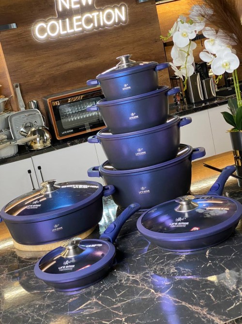 Life Smile 7 Piece Kitchen Cookware Set