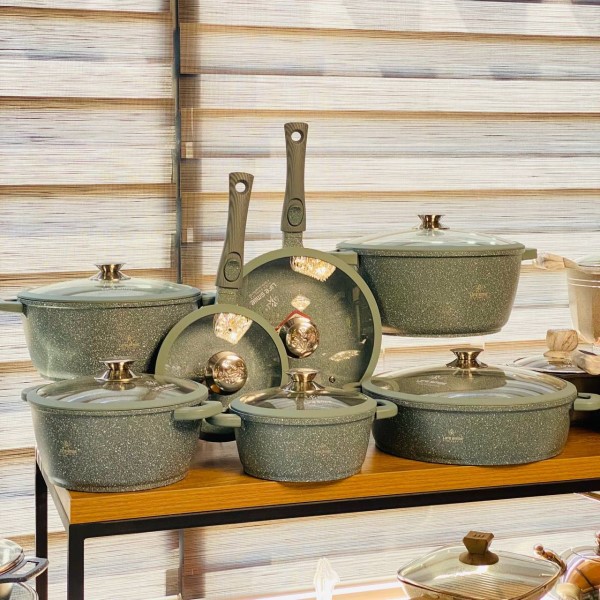 Life Smile 7 Piece Kitchen Cookware Set