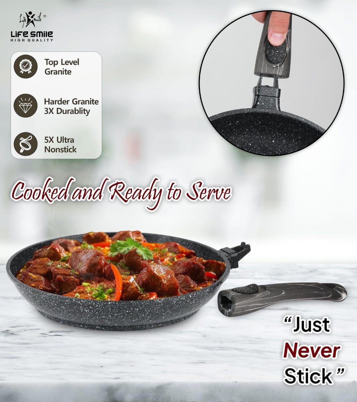 Life Smile 7Piece Kitchen Cookware Set