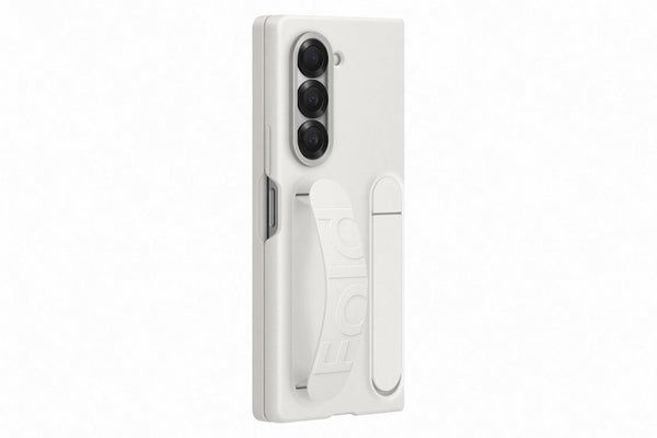 Samsung Fold6 Silicone Grip Case with Stand WHT (EF-MF956TWEGWW)