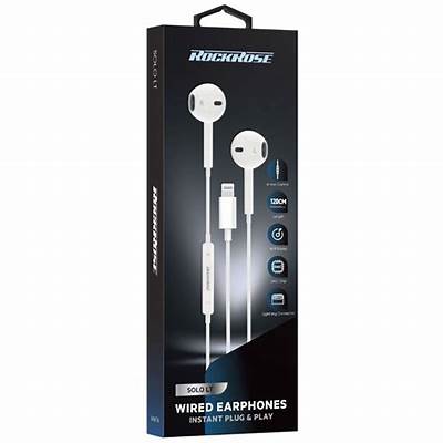 Rockrose Solo LT Lightning In-Ear Earphones with DAC