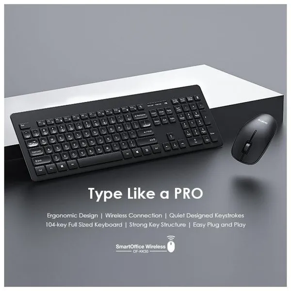 Oraimo OF-KK30 - Wireless Keyboard & Mouse Combo
