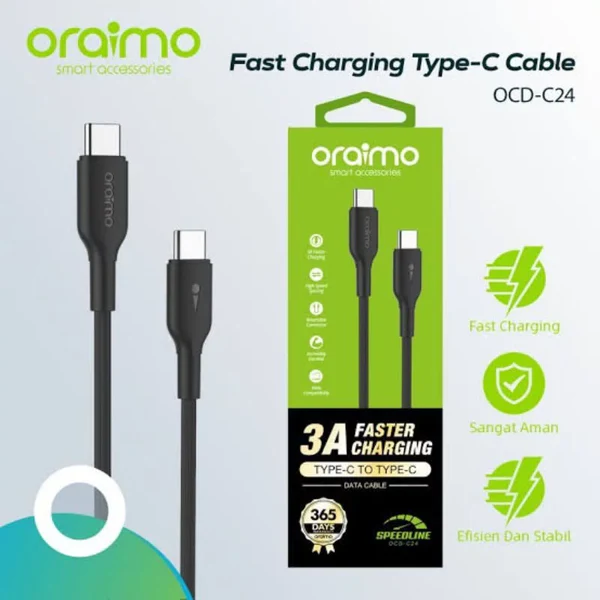 Oraimo FastLine Type-C Super Fast Charging Data Cable