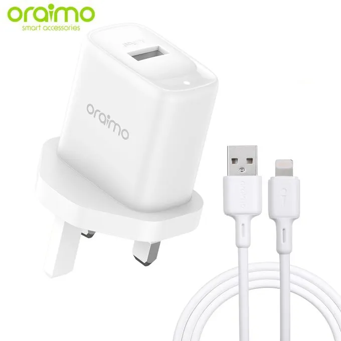 Oraimo firefly 3 Charger kit USP Port 10W  LTG