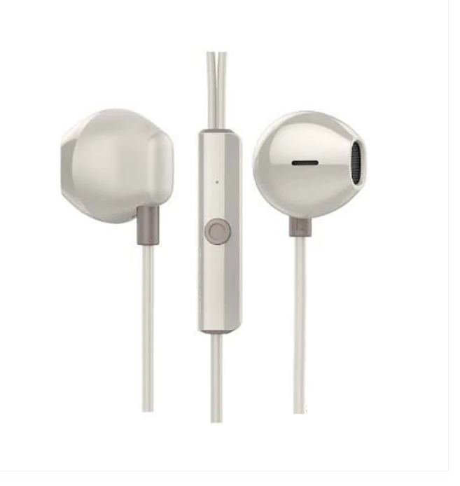 Oraimo OEP-320 Half In-Ear Wired Earphones Light Gold