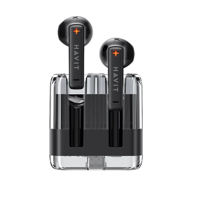 HAVIT - TW981 - Stylish Wireless Sweatproof & Lightweight Earbuds - Black