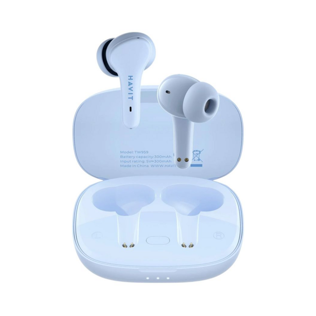 HAVIT TW959 True Wireless Stereo Earbuds - Blue