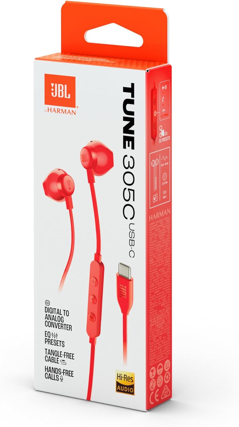 JBL Wired in-Ear Type C Headphones
