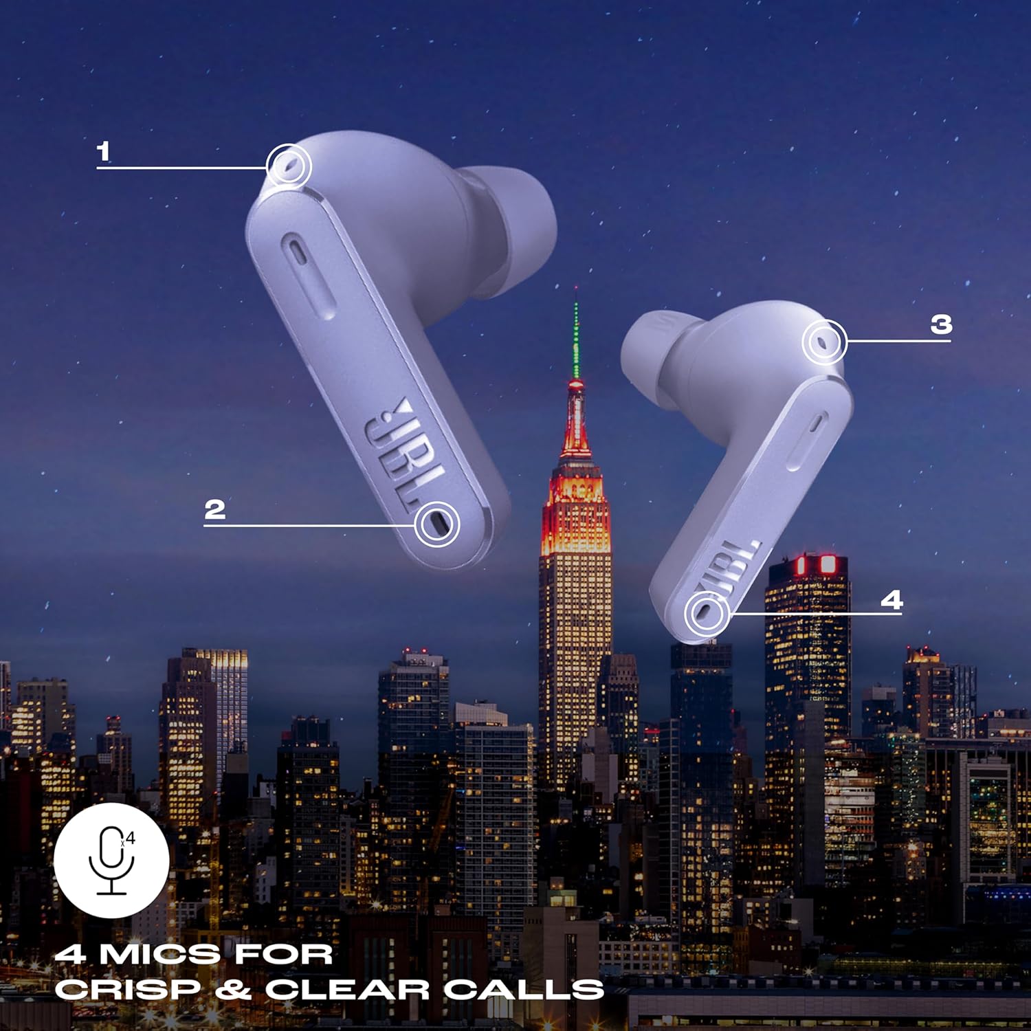 JBL Tune Beam In Ear Wireless TWS Earbuds with Mic
