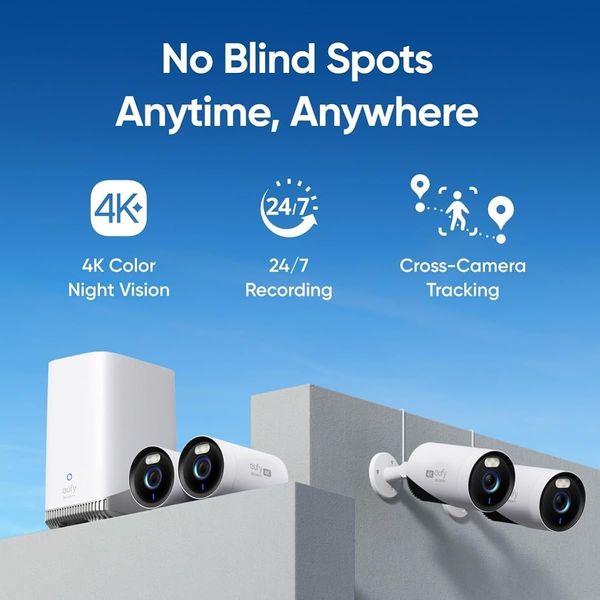 Anker E8600323 - Security Camera Kit - White