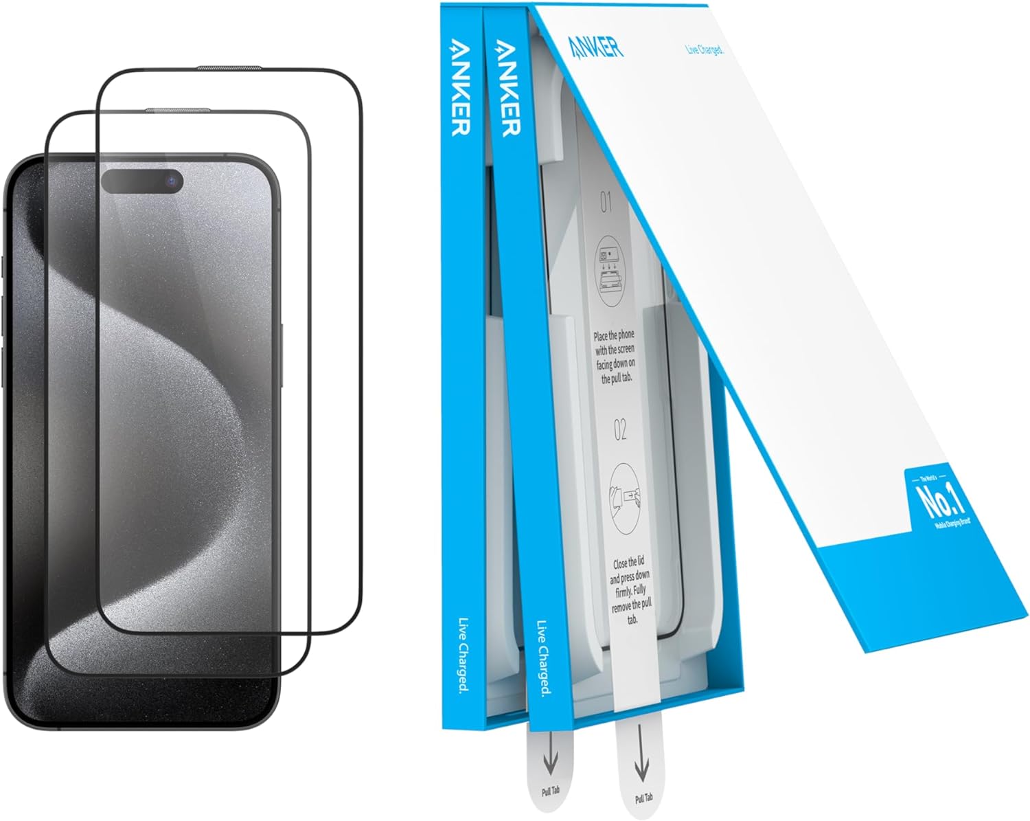 Anker iPhone 15 Pro Max Screen Protector