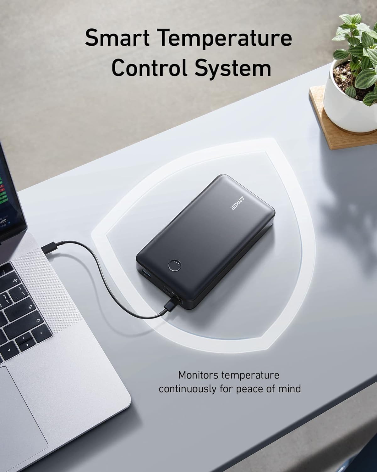 Anker 537 Power Bank (PowerCore 24K mAh 65W for  Laptop