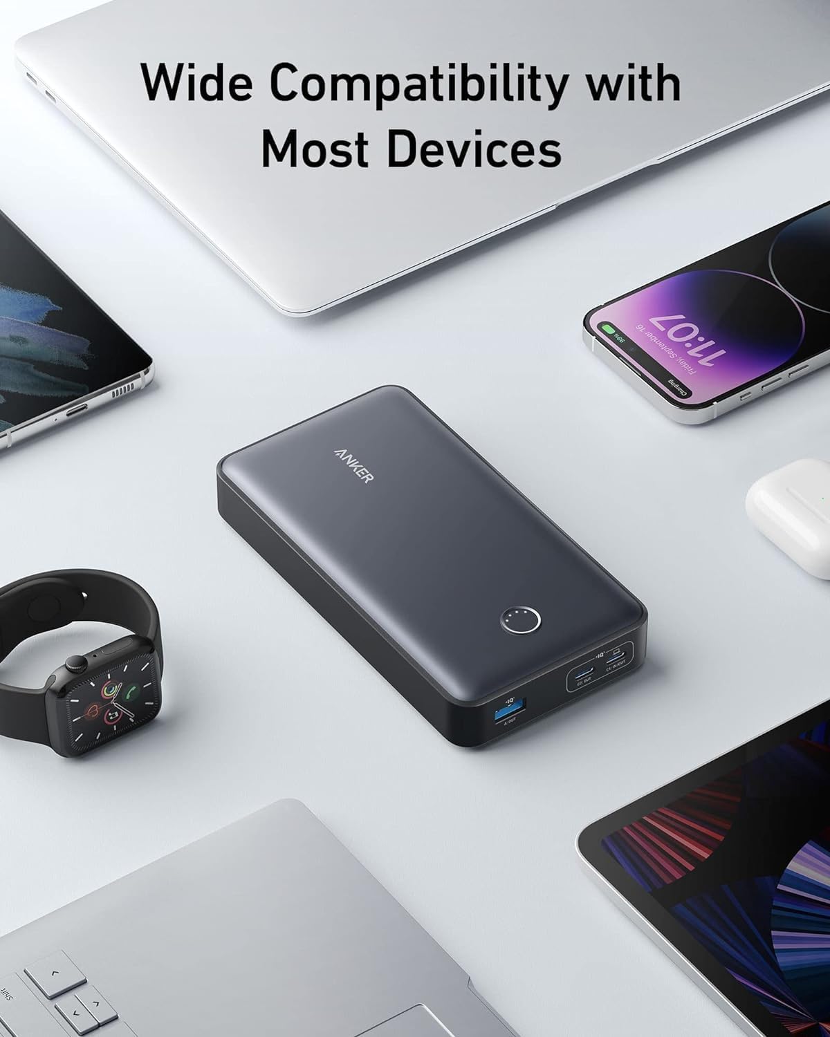 Anker 537 Power Bank (PowerCore 24K mAh 65W for  Laptop