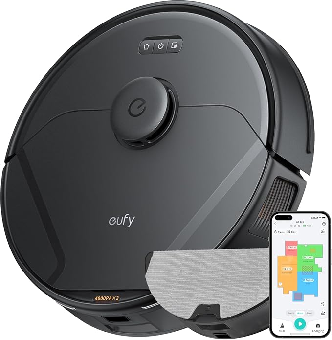 Anker Eufy Clean X8 Pro Robot Vacuum - Black