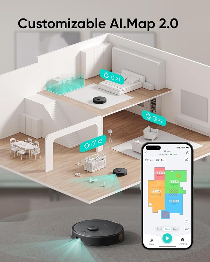 Anker Eufy Clean X8 Pro Robot Vacuum - Black